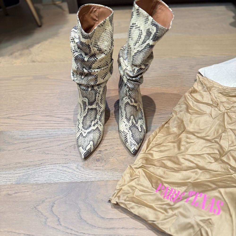 Paris Texas python boots size 37